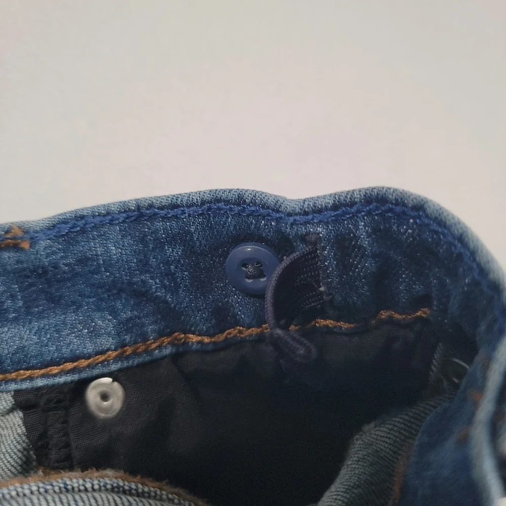 Wrangler Boys Slim Boot Jeans Size 16 Regular Blue Denim Stretch‎